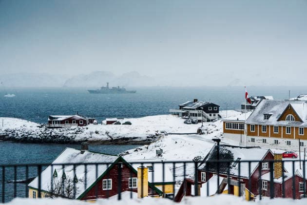 DENMARK GREENLAND Report from Nuuk The Danish navy s inspection ship HDMS Vaedderen sails off Nuuk, Greenland, Sunday, January 18, 2026. The Danish Defense increases activity levels in and around Greenland in close cooperation with NATO allies... (Photo: Mads Claus Rasmussen Ritzau Scanpix) , Nuuk Groenland Copyright: RitzauxScanpix MadsxClausxRasmussenx spdk20260118-195638-L