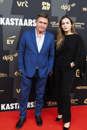 Television Presenter And Director Erik Van Looy and Ann Sophie Van Triel pictured during the fourth edition of the Kastaars! , Flemish media awards, in Lint, Saturday 24 January 2026. Media companies and broadcasters VRT, DPG Media and Play Media and streaming platform Streamz are joining forces for these media prices.  NICOLASxMAETERLINCK 158465754