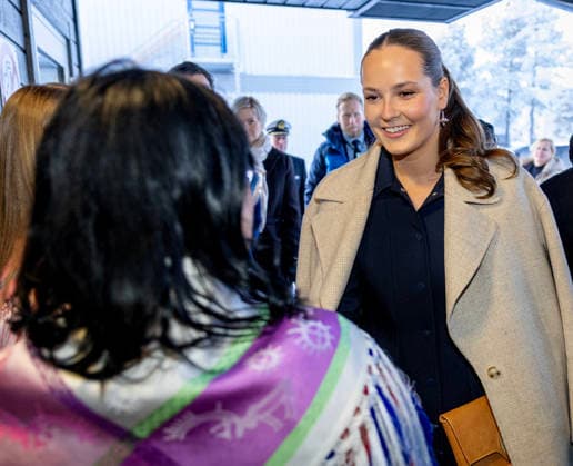 26-01-2026 Norway Princess Ingrid Alexandra visited the Karasjok sports hall during her county visit to Finnmark. Â  Copyright: xPPEx