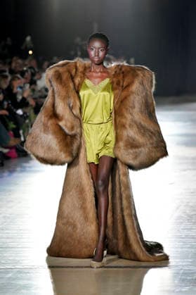 Model bei der Kilian Kerner Fashion Show auf der Berlin Fashion Week A W 2026 im NLND Neuland Berlin. Berlin, 30.01.2026