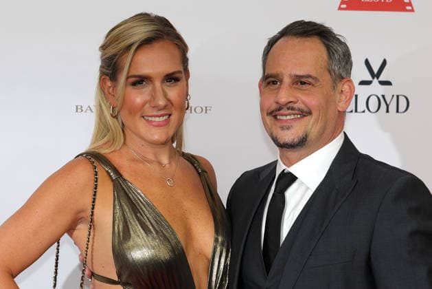 Deutscher Filmball 2026 Moritz Bleibtreu und Saskia Bleibtreu auf dem roten Teppich. 0. Deutscher Filmball 2026 am 24.01.2026 im Hotel Bayerischer Hof in München. Bayern, Deutschland.