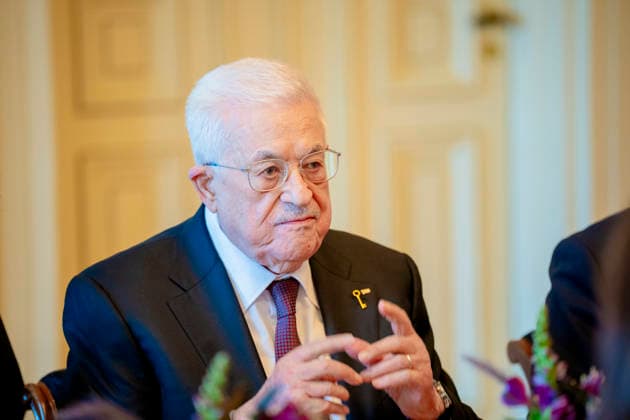 Store meets Abbas Oslo 20260211. Palestinian President Mahmoud Abbas in conversation with Prime Minister Jonas Gahr Store (Ap) in the government s representative facilities in Parkveien. Photo: Stian Lysberg Solum POOL NTB Oslo Norway YA-g79qZ78Q EDITORIAL USE ONLY Ref:_POLYA-g79qZ78Q.jpg Copyright: xStianxLysbergxSolumx xPOOLx xNTBx