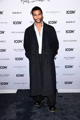 Tijan Njie beim ICON Movie Dinner 2026 im Restaurant Tim Raue. Berlin, 11.02.2026