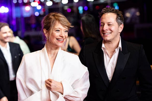 Berlin Berlinale, 76. internationale Filmfestspiele Berlin 2026 Heike Makatsch und Trystan Puetter Eroeffnungsfeier Berlinale Palast, Roter Teppich Berlinale, 76. internationale Filmfestspiele Berlin 2026 -Pressefoto Roger Buerke Copyright: xEibner-Pressefoto RogerxBuerkex EP_RBE