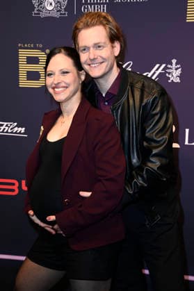 Nadja Jo Klapper und Johannes Heinrichs bei der Place To B Party by BILD & Constantin Film im Rahmen der Berlinale 2026 im Restaurant Borchardt. Berlin, 14.02.2026