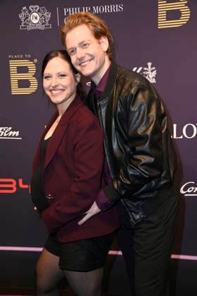 Nadja Jo Klapper und Johannes Heinrichs bei der Place To B Party by BILD & Constantin Film im Rahmen der Berlinale 2026 im Restaurant Borchardt. Berlin, 14.02.2026