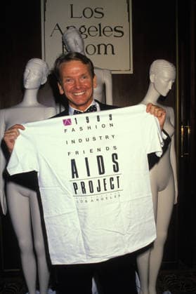 Bob Mackie Mar 03, 1989; Los Angeles, CA, USA; Designer BOB MACKIE @ his benefit for AIDS. Los Angeles California USA Copyright: xLauraxLuongox