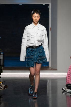 LFW - Ksenia Schnaider Runway A model walks the runway at the Ksenia Schnaider fashion show during London Fashion Week held in London, United Kingdom on February 19, 2026 Photo by LouniPhotography ABACAPRESS.COM London United Kingdom  Copyright: xLounisPhotography ABACAx