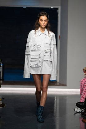 LFW - Ksenia Schnaider Runway A model walks the runway at the Ksenia Schnaider fashion show during London Fashion Week held in London, United Kingdom on February 19, 2026 Photo by LouniPhotography ABACAPRESS.COM London United Kingdom  Copyright: xLounisPhotography ABACAx