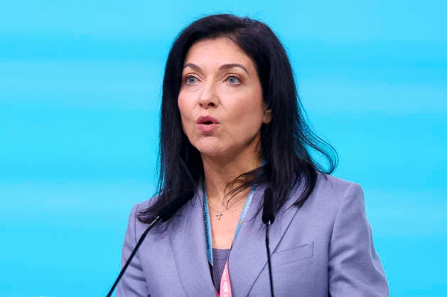 Bundeswirtschaftsministerin Katherina Reiche schaut, 1. Tag, 38. Parteitag der CDU Deutschland, Landesmesse am 20. February 2026 in Stuttgart, Deutschland. (Foto von Marco Steinbrenner DeFodi Images) Bundeswirtschaftsministerin Katherina Reiche looks on, 1. Tag, 38. Parteitag der CDU Deutschland, Landesmesse, February 20, 2026 in Stuttgart, Germany. (Photo by Marco Steinbrenner DeFodi Images)