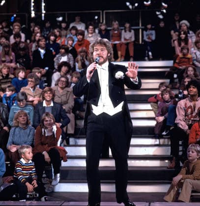 ARCHIV: Peter Petrel Sänger Peter Petrel anläßlich der ZDF-Hitparade , 1984 ARCHIVAUFNAHME, Datum geschätzt 20260118JWM0147