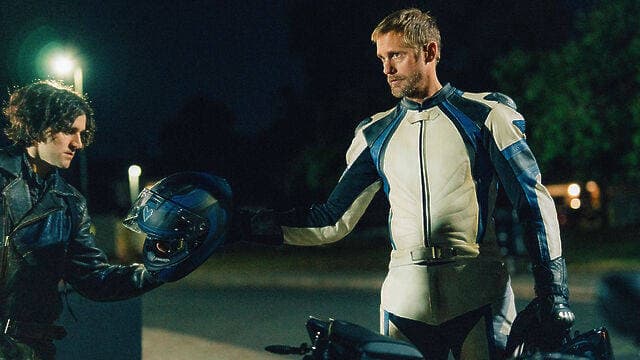 HARRY MELLING and ALEXANDER SKARSGARD in PILLION (2025), directed by HARRY LIGHTON.  Copyright: xElementxPicturesx xBBCxFilmsx xAlbumx alb22242875 EDITORIAL USE ONLY