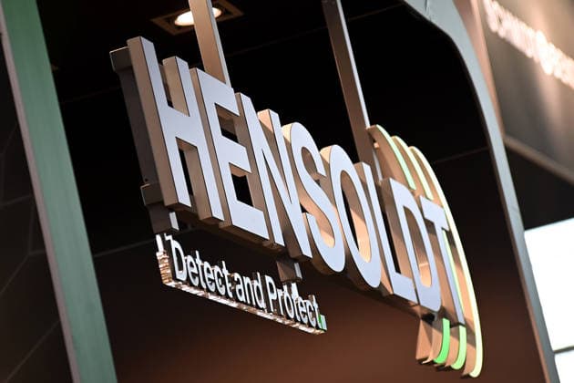 Hensoldt Firmenlogo,Firmenemblem. Ruestungsmesse EnforceTac 2026, Die Enforce Tac als Deutschlands Leitmesse fuer Sicherheit und Verteidigung vom 23.-25.02.2206 in der Messe Nuernberg.