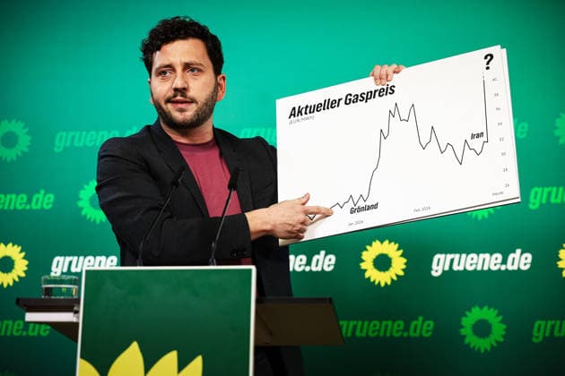 Grünen-Pressekonferenz mit Felix Banaszak, 02.3.2026, Bundesgeschäftsstelle BÜNDNIS 90 DIE GRÜNEN, Berlin, Deutschland