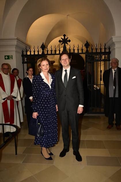 Sophie Prinzessin von Preußen, geb. Prinzessin von Isenburg und Georg Friedrich Prinz von Preußen bei der Wiedereröffnung der Hohenzollerngruft im Berliner Dom. Berlin, 01.03.2026 Copyright: xMatthiasxWehnertx