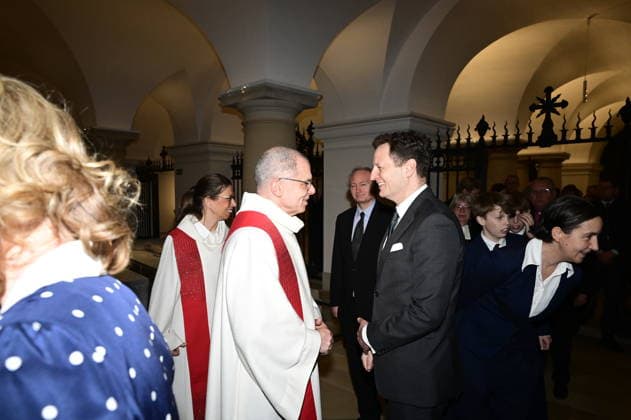 Stefan Scholpp und Georg Friedrich Prinz von Preußen bei der Wiedereröffnung der Hohenzollerngruft im Berliner Dom. Berlin, 01.03.2026 Copyright: xMatthiasxWehnertx