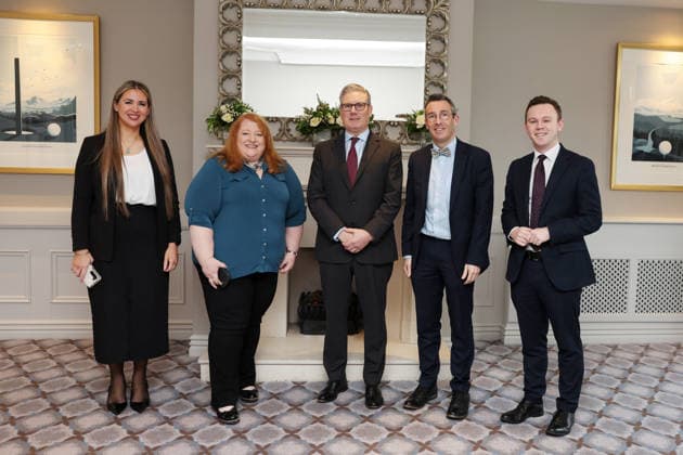 Prime Minister Keir Starmer hosts Bilateral meetings 12 03 2026. Belfast, United Kingdom. Prime Minister Keir Starmer meets Sorcha Eastwood, Naomi Long, Leader of the Alliance Party, Andrew Muir MLA, Eoin Tennyson MLA as he hosts Bilateral meetings., Credit:Ben Perry Avalon United Kingdom, Northern Ireland, Belfast, 10 Downing Street  Copyright: xBenxPerryx xAvalonx 1082337234