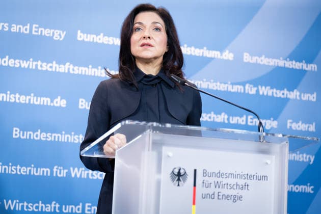 Katherina Reiche, Bundesministerin für Wirtschaft und Energie, BMWE Spitzengespräch Bündnis Zukunft, Katherina Reiche, Bundesministerin für Wirtschaft und Energie, BMWE, Berlin, Pressestatement Berlin Berlin GER