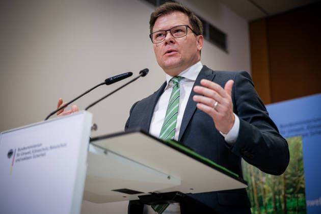 Carsten Schneider, spd, Pressetermin zur Vorstellung der Klimabilanz für 2025 und Ausblick auf 2026, 14.3.2026, Bundesministerium für Umwelt, Klimaschutz, Naturschutz und nukleare Sicherheit, Berlin, Deutschland