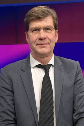 Christoph Schwennicke in der ARD-Talkshow maischberger im Studio Berlin Adlershof. Berlin, 16.03.2026