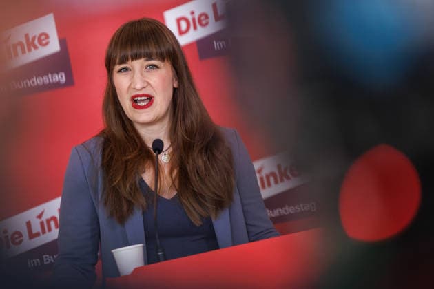 Statement Die Linke Heidi Reichinnek und Soeren Pellmann (Die Linke) bei einem Statement am 17.03.26 in Berlin. Berlin Berlin Deutschland Reichstag