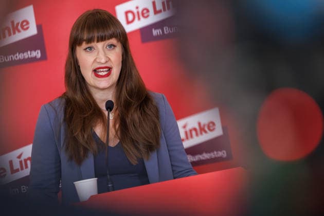 Statement Die Linke Heidi Reichinnek und Soeren Pellmann (Die Linke) bei einem Statement am 17.03.26 in Berlin. Berlin Berlin Deutschland Reichstag