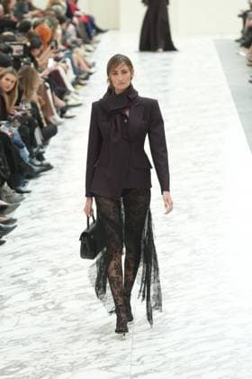 A model wears at collection runway a creation from Isabel Sanchis during Pasarela Cibeles Mercedes-Benz Fashion Week Madrid 2026 in Madrid, on Wednesday , 18 March 2026. Cordon Press