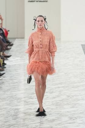 A model wears at collection runway a creation from Claro Couture during Pasarela Cibeles Mercedes-Benz Fashion Week Madrid 2026 in Madrid, on Wednesday , 18 March 2026. Cordon Press