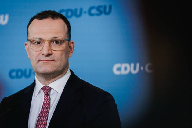 Jens Spahn (CDU), aufgenommen bei einem Pressestatement zur Fraktionssitzung der CDU CSU-Fraktion des Deutschen Bundestages im Reichstagsgebaeude. Berlin, 17.03.2026. Berlin Deutschland Copyright: xNeelexJanssenx