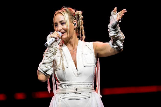Sarah Connor live bei einem Konzert ihrer Arena-Tour 2026 in der Messehalle. Erfurt, 20.03.2026