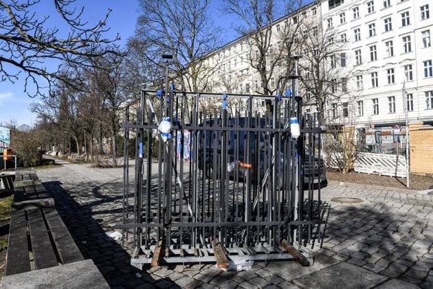 Görlitzer Park Zaun ** NUR FÜR REDAKTIONELLE ZWECKE ** EDITORIAL USE ONLY **<p>Am 26. Februar 2026 wird am zukünftigen Zaun im Görlitzer Park in Berlin Kreuzberg gebaut. Deutschland Berlin Berlin Copyright: SergejxGlanze