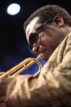 Concert de Wallace Roney Festival de Jazz de Juan les Pins, hommage a Miles Davis RECORD DATE NOT STATED