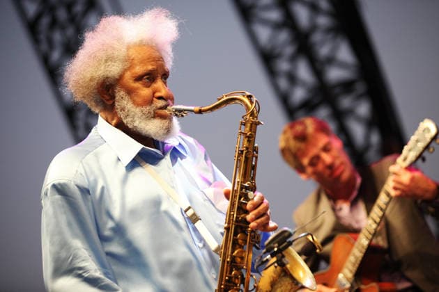 Concert de SONNY ROLLINS lors du Festival Jazz a Juan a la Pinede Gould de Juan les Pins RECORD DATE NOT STATED