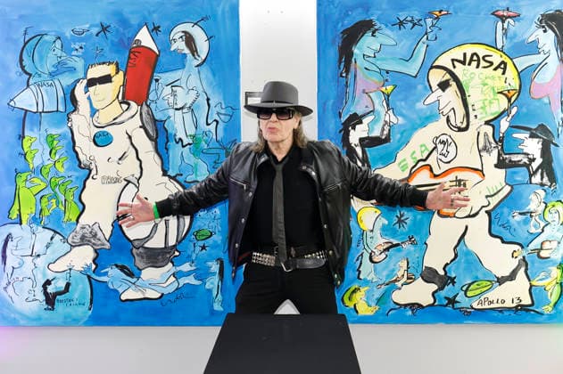 Udo Lindenberg bei der Eröffnung der Ausstellung Keine Panik in Werl - Das Udo Lindenberg Universum in den Walentowski Galerien. Werl, 11.04.2026