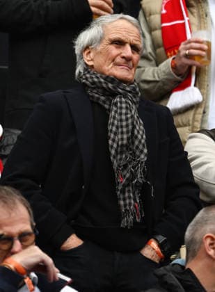 12.04.2026, xophax, Fussball 1.Bundesliga, 1.FC Koeln - Werder Bremen. Wolfgang Overath auf der Tribüne. (DFL DFB REGULATIONS PROHIBIT ANY USE OF PHOTOGRAPHS as IMAGE SEQUENCES and or QUASI-VIDEO) Koeln