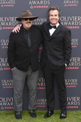 Duncan Sheik und Rupert Goold bei der Verleihung der Olivier Awards 2026 in der Royal Albert Hall. 12.04.2026