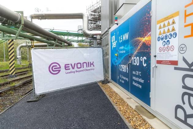 Pressegespräch: Hochtemperatur Wärmepumpe versorgt 1.000 Haushalte im Ruhrgebiet ** NUR FÜR REDAKTIONELLE ZWECKE ** EDITORIAL USE ONLY **<p>Pressegespräch: Hochtemperatur Wärmepumpe versorgt 1.000 Haushalte im Ruhrgebiet, am 13.04.2026,in Herne Evonik in Herne Deutschland NRW Herne Copyright: SebastianxSternemann