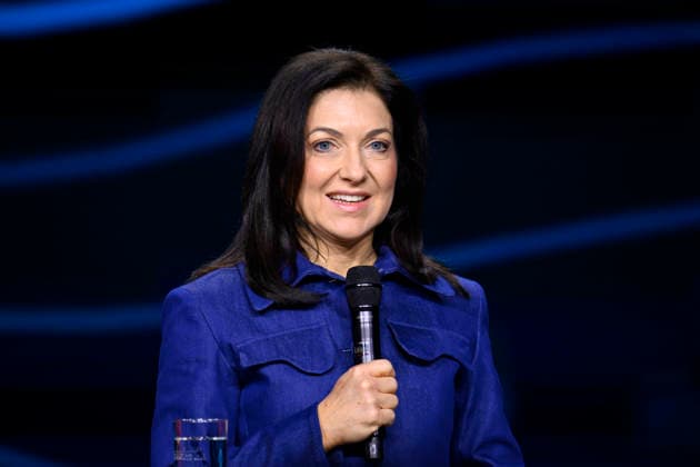 Bundeswirtschaftssministerin Katherina Reiche (CDU) spricht auf der Hannover Messe. Brasilien ist in diesem Jahr Partnerland der Hannover Messe. Hannover, 21.04.2026 Niedersachsen Deutschland Copyright: xDwixAnoraganingrumx