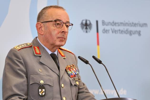 Berlin, Deutschland, 22.04.2026: Bundesministerium der Verteidigung: Pressekonferenz zu ausgewählten Aufträgen aus der Bundeswehrtagung 2025: Carsten Breuer Copyright: xdtsxNachrichtenagenturx dts_116109