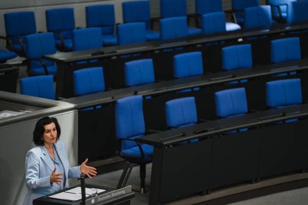 Deutschland: Berlin, Deutscher Bundestag, Plenum, Bundesministerin, Dorothee Bär, Raumfahrt, CSU Copyright: xMilenaxRadatzx