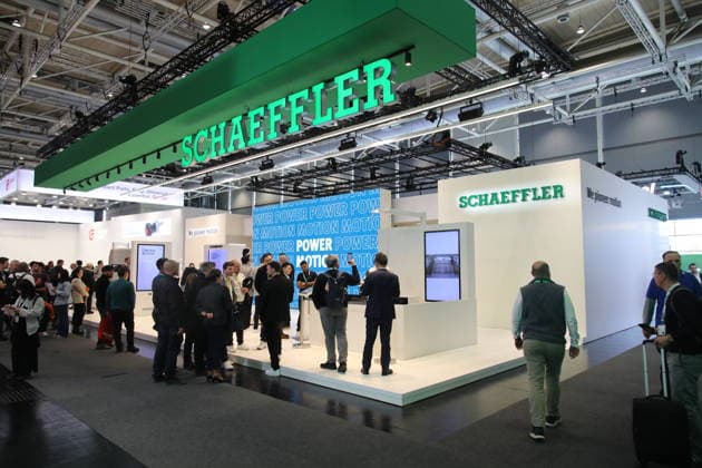 Schaeffler Messestand, auf der Hannnover Messe 2026. Hannover, 22.04.2026 Copyright: xAgenturxMatthiasxWehnertx xM.xGränzdörferx