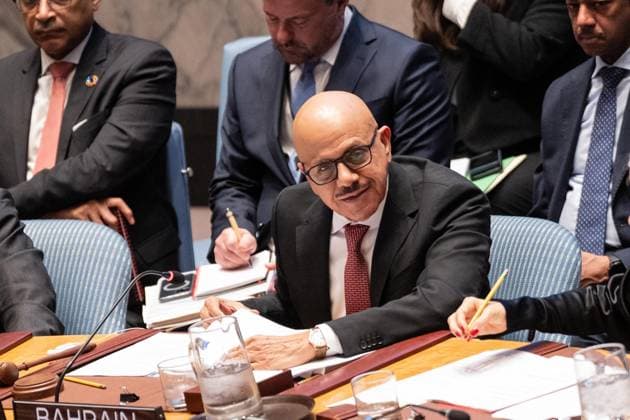 April 27, 2026, Bronx, New York, USA: Secretary-General Antonio Guterres participates Security Council meeting on Maritime Security at UN Headquarters in New York, NY on April 27, 2026 as Iran closed down Strait of Hormuz following conflict with USA and Israel. About 20% of world supply of oil going to markets through the strait. Bronx USA - ZUMAr339 20260427_znp_r339_026 Copyright: xLevxRadinx