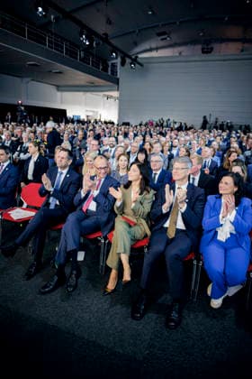 14. Nationale Maritime Konferenz 2026 in der Nordseehalle Emden.Emden, 29.04.2026. Fotografiert im Auftrag des Ministeriums fuer Wirtschaft und Energie Emden Deutschland Copyright: xThomasxTrutschel BMWEx