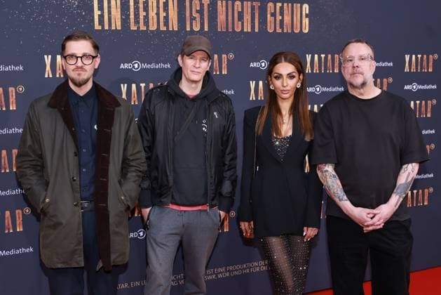 Xatar Dokumentarserie Alex Barbian, Falk Schacht, Farvah Hajabi, Stefan Kauertz Premiere der Dokuserie XATAR Ð EIN LEBEN IST NICHT GENUG, Fotografiska Museum Berlin, Berlin Datum: 30.04.2026 Copyright: xEventpress Kratschx