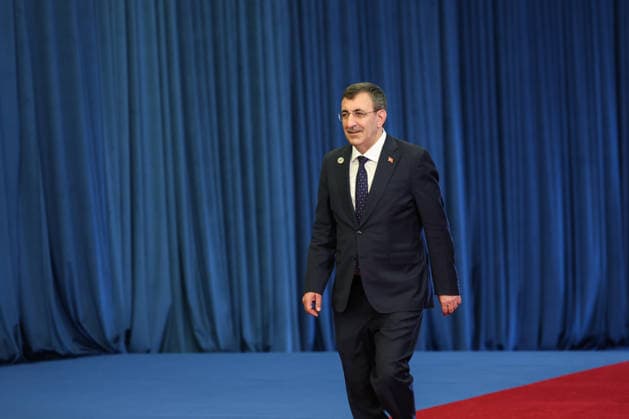 8th European Political Community Summit in Armenia YEREVAN, ARMENIA - MAY 4: Turkish Vice President Cevdet Yillmaz attends the opening ceremony and session of the 8th European Political Community Summit in Yerevan, Armenia, on May 4, 2026. Ahmet Okur Anadolu Yerevan Armenia. Editorial use only. Please get in touch for any other usage.  Copyright: x2026xAnadoluxAhmetxOkurx