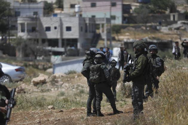 Israeli forces demolish Palestinian home in Hebron-area village Israeli army forces, accompanied by bulldozers, demolish a Palestinian home in the village of al-Deirat, east of Yatta, south of Hebron in the West Bank, on May 4, 2026. The demolition left a family, including children, displaced, as the operation was carried out under military presence that prevented residents from approaching, amid ongoing demolitions in various areas across the West Bank. Photo by Mamoun Wazwaz apaimages Hebron West Bank Palestinian Territory 040526_Hebron_MW_00(40) Copyright: xapaimagesxMamounxWazwazx xapaimagesx