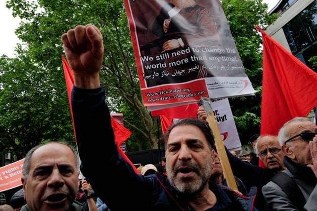 London Hosts Annual May Day March and Rally People gather in London for the annual May Day March and Rally on the Early May bank holiday, Monday, 4 May 2026. London England United Kingdom Copyright: xJoaoxDanielxPereirax