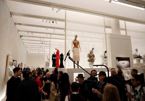 Guests tour the fashion creations on display at the press preview for the 2026 Met Gala celebrating Costume Art at The Metropolitan Museum of Art on Monday, May 4, 2026 in New York City. Costume Art was curated by Andrew Bolton, Curator in Charge, and The Costume Institute s first exhibition in The Met s new, nearly 12,000-square-foot galleries adjacent to the Great Hall which displays The Costume Institute s annual spring exhibition.  NYP202605043025 JOHNxANGELILLO