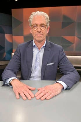 Andreas Gassen in der ARD-Talkshow hart aber fair im Studio Adlershof. Berlin, 05.04.2026