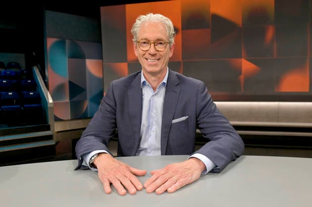 Andreas Gassen in der ARD-Talkshow hart aber fair im Studio Adlershof. Berlin, 05.04.2026